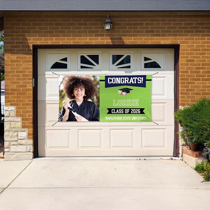 Graduation Banner, Personalized Class of 2026 Backdrop - Image 8