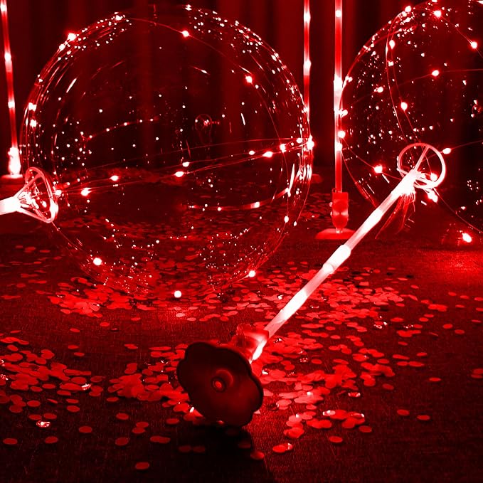 6PCS LED Light Up Balloons by lightsfever