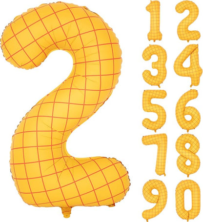 40 In Matte Yellow Number 2 Balloons Helium Foil Mylar Balloon Digital 2 | The by Exquisitehighqualitypartydecorationstomeetyoureveryneed%EF%BC%81