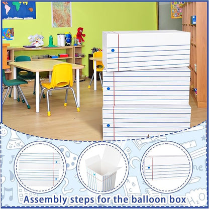 Denylo pro 3 Pcs Back to School Balloon Box Decoration Sets Composition Balloon - Image 3