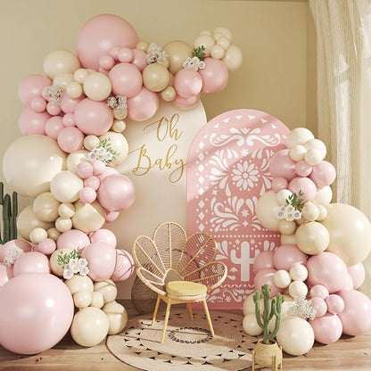 CROSSFINGERS Light Pink Balloon Garland Arch Kit by CROSSFINGERS