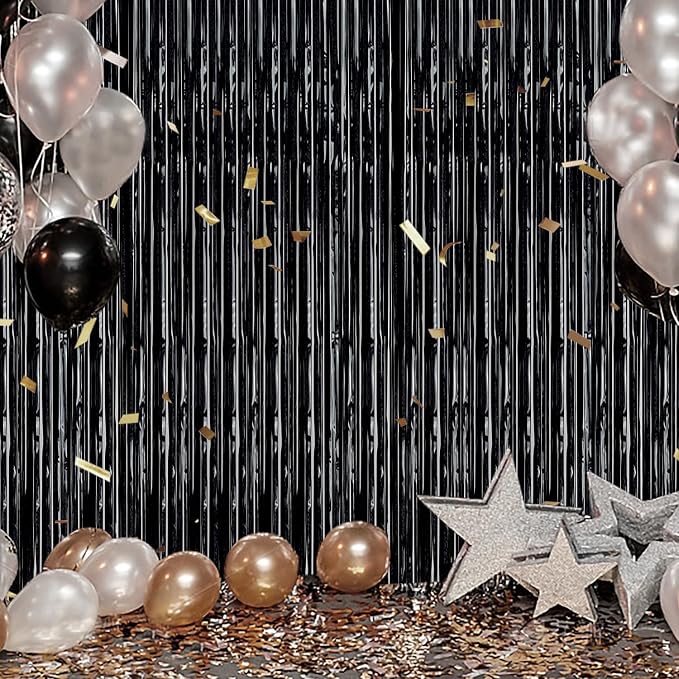 DECOCKRAT 3 Pack Foil Fringe Backdrop - Image 6
