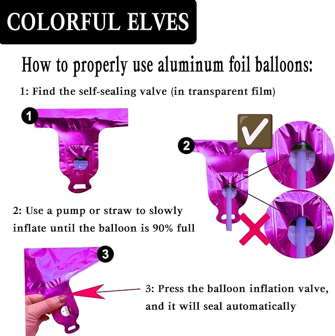 Laser Hot Pink Number 10 Balloons 40 Inch Giant Number Pink 10 Foil Mylar - Image 3