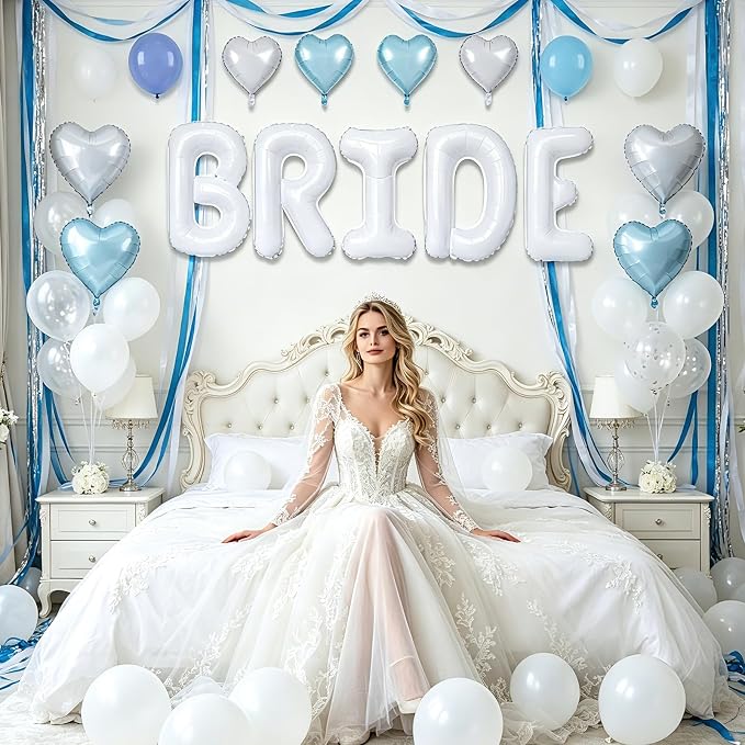 TONIFUL 40 Inch Giant Bride Balloon Bachelorette Party Decorations - Image 6