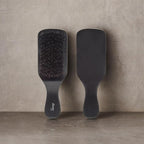 Diane 100% Boar Bristle Curved Club Wave Brush for Men and Women, Soft Bristles for Fine to Medium Hair, Ideal for Detangling, Smoothing, and Defining Wave Styles
