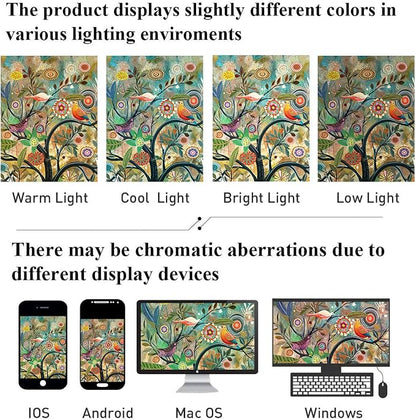 HMS Happy Memories Door Curtain, Tree of Life, 1 Panel | Rod Pocket, Thermal - Image 8