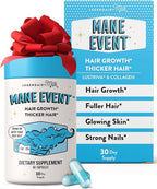 Legendairy Milk Hair Growth Vitamins for Women - Biotin for Hair Growth with Collagen & Lustriva, Hair Loss Products & Supplements for Thinning, Thicker, Fuller, Stronger Skin & Nails, Mane Event™