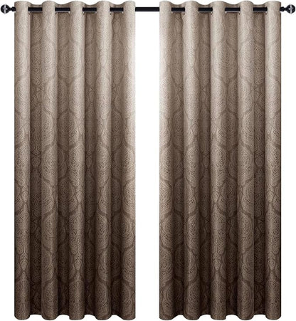 DWCN Ombre Blackout Curtains for Living Room - Image 8