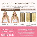 GOO GOO Clip in Hair Extensions Real Human Hair, Remy Human Hair Extensions Clip ins for Women, Natural Human Hair, 24inch 160g 7Pcs, 18D/22F Dirty Blonde Highlights