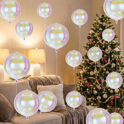 18 Pcs Foil Balloons Shiny Round Balloons Set Large Balloon Garland Arch - Image 6