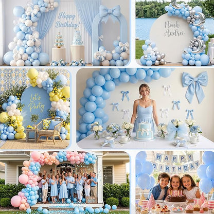 Pastel Blue Balloons - Image 8
