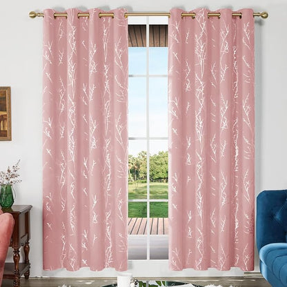 Deconovo Living Room Curtains 95 Inches Long, Thermal Insulated, Room Darkening - Image 2