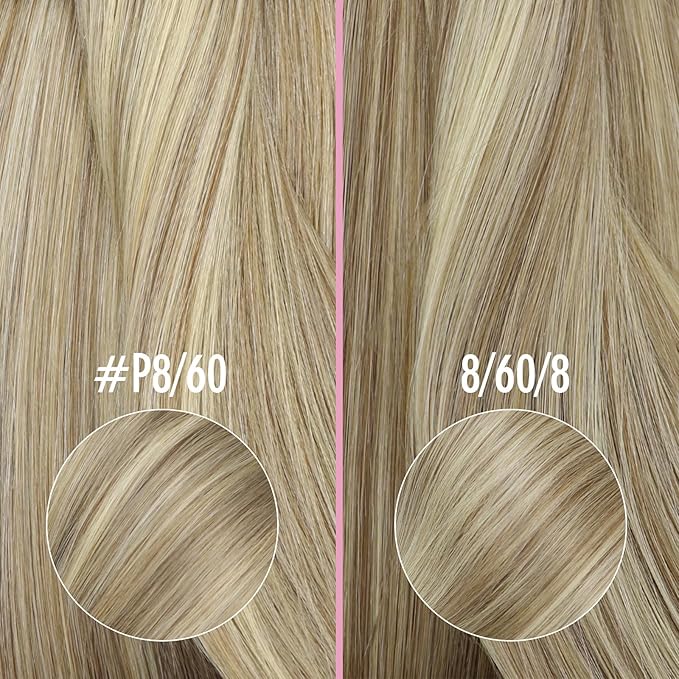 YoungSee Nano Ring Hair Extensions Brown Highlight Nano Bead Hair Extensions Human Hair Light Brown highlight Platinum Blonde Lightweight Remy Human Hair for Wedding Cold Fusion 20inch 50s 50g