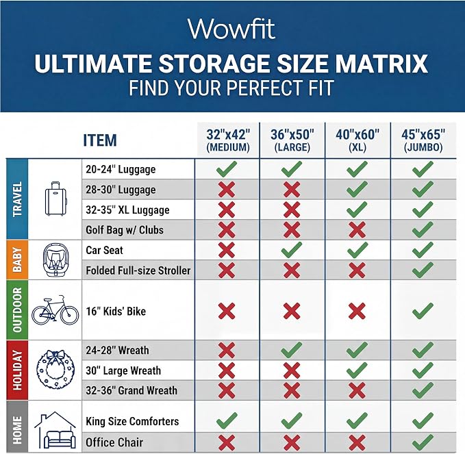 Wowfit Extra Large Storage Bags - Image 4