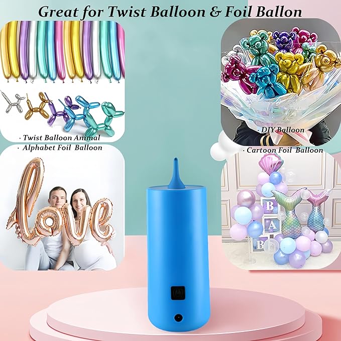 Electric Magic Balloon Pump, Electric Air Inflator Party Air Blower Pump - Image 3