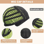 MISSQUEEN Short Green Wig with Bangs Women Girls Dark Roots Ombre Green Wigs Bob Style Heat Resistant Synthetic Natural Realistic Wig for Everyday Hairstyle Cosplay Party Halloween