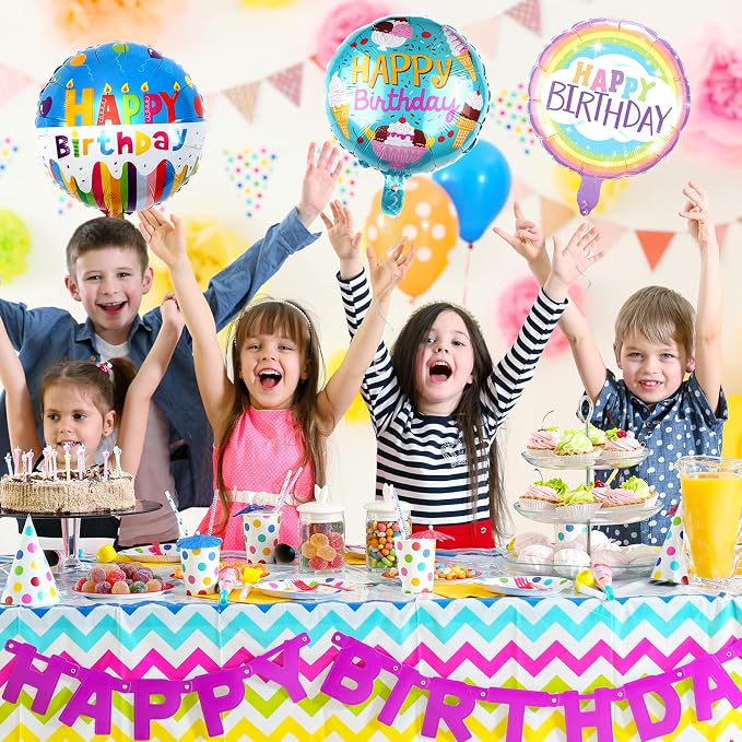 HILAVO 36PCS Happy Birthday Foil Balloons - Image 5