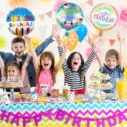 HILAVO 36PCS Happy Birthday Foil Balloons - Image 5