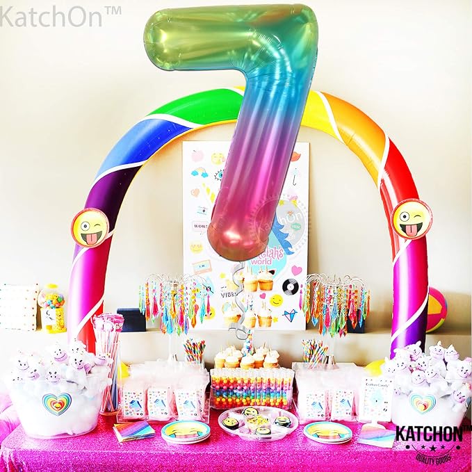 KatchOn Giant Jelly Number 7 Balloon - Image 7