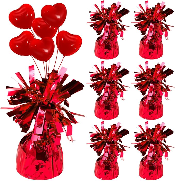 6 Pcs Balloon Weights Metallic Anchor Balloon Holder by Unknown