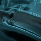 Aormenzy Satin Pillow Cases for Women King Size Set of 2, Dark Teal Satin Pillowcase for Hair with Envelope Closure Silky Pillow Covers Wrinkle, Fade Resistant (20x40 Inches)