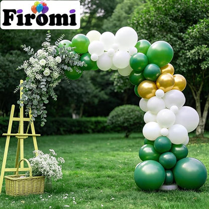Firomi Pearl Green Balloons 12-inch 100 Pack | Latex Thicken Premium Durable - Image 3