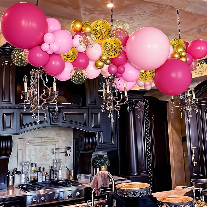 Hot Pink Cheetah Balloons - Image 3