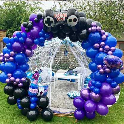 Black Purple Blue Balloon - Image 6