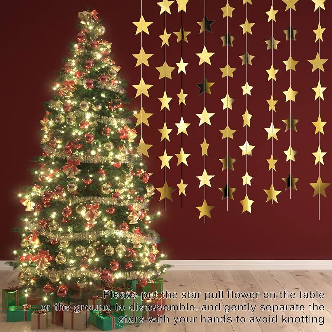 Patelai 130 ft Star Garland Banner Decor - Image 6