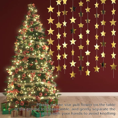 Patelai 130 ft Star Garland Banner Decor - Image 6