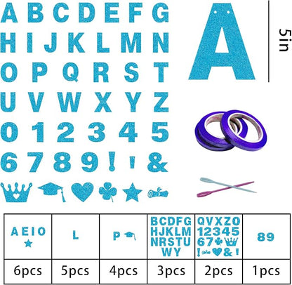 131 PCS Custom Birthday Banner DIY Letter Banners Personalized Banner | Make - Image 2