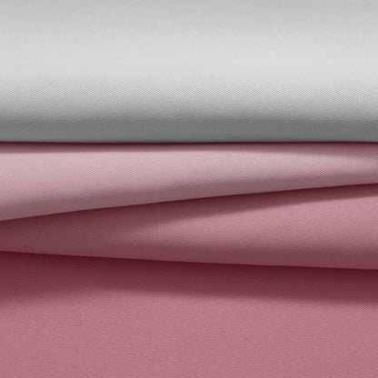 Yakamok Ombre Curtains Pink and Greyish White - Image 6