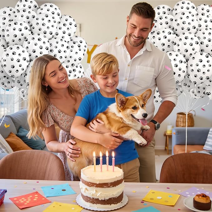 60pcs Paw Print Balloons 12inch - Image 5