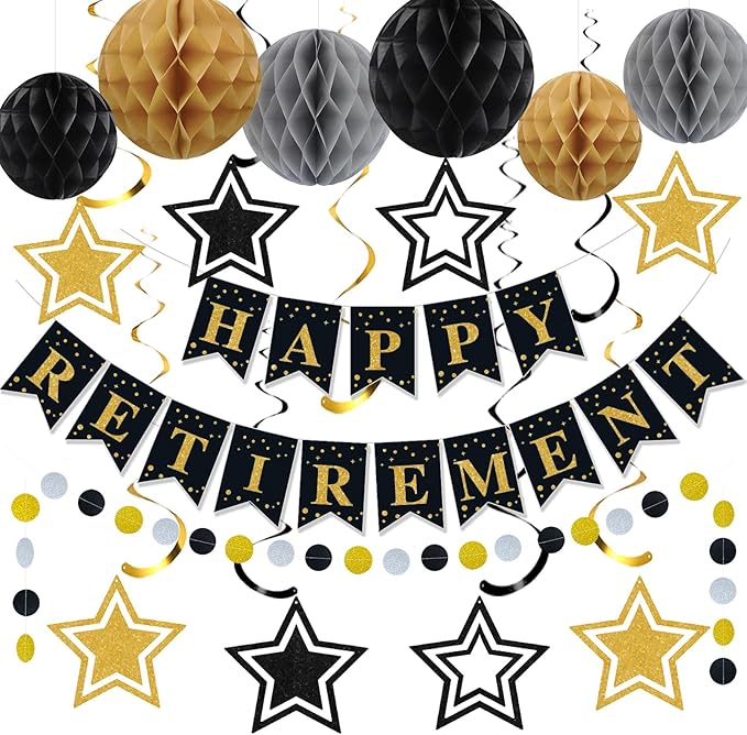 Happy Retirement Party Decorations by Unknown