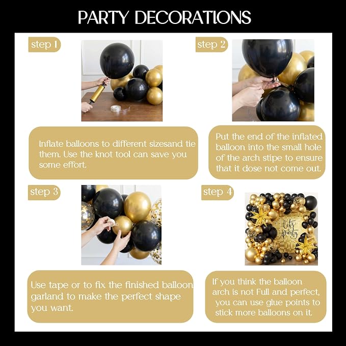 Jenlion 154pcs Balloon Garland Arch Kit, Different Sizes 18 12 10 5 Inch - Image 5