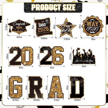 Graduation Yard Signs Class of 2026 Decorations, 2026 Sign - Image 2