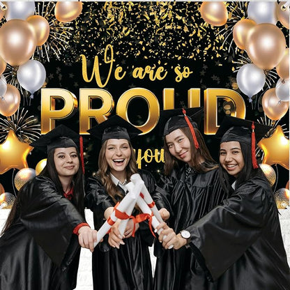 We Are Proud of You Banner – 7x5ft Graduation Banner, Congratulations Banner - Image 5