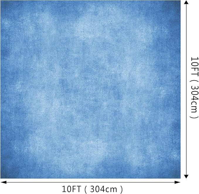 Light Blue Photo Backdrop Abstract Texture Photography Background 10x10ft | - Image 2