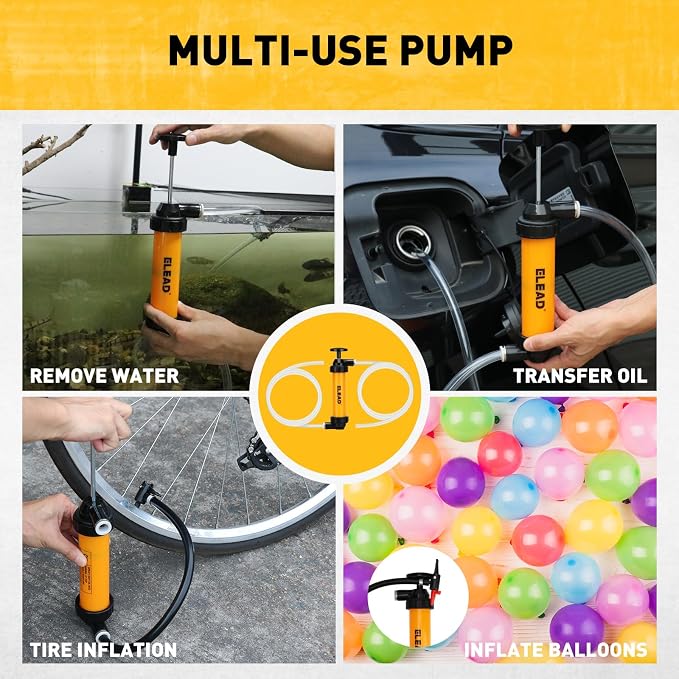Gas Siphon Pump for Gasoline, Hand Siphon Pump, Gas Siphon Tool - Image 8