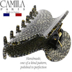 Camila Paris CP3059 French Hair Clip for Women, Opera, for Thick Hair for Long Curly Wavy Hair, Girls Hair Claw Clips Jaw, Styling Hair Accessories for Women, Strong Hold No Slip Grip, Made in France