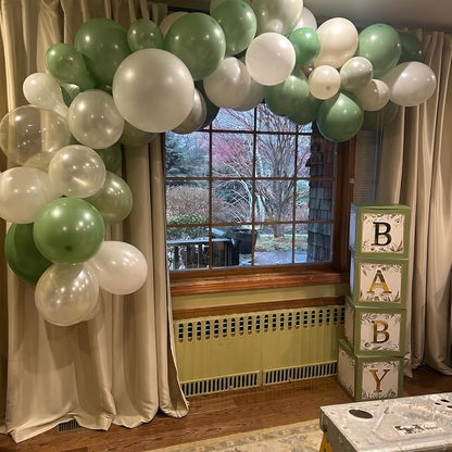 Sage Green Balloons for Boho Baby Shower Bridal Shower Birthday Decorations | - Image 3