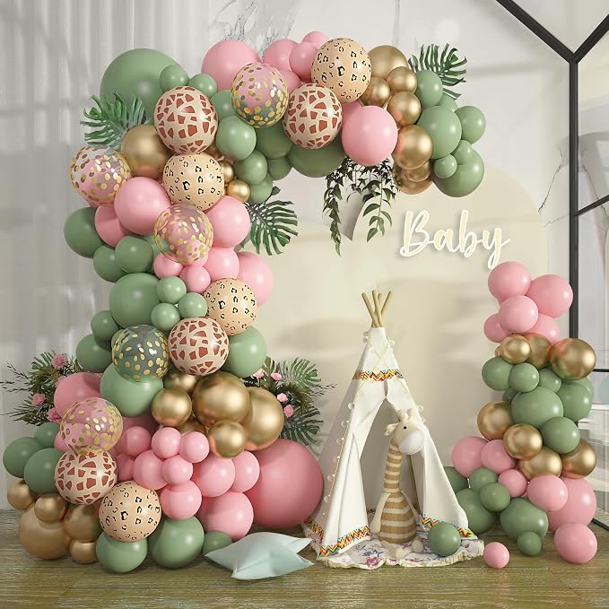 Amandir 153pcs Sage Green Balloons Arch Garland Kit Different Size | 18 12 10 5 - Image 7