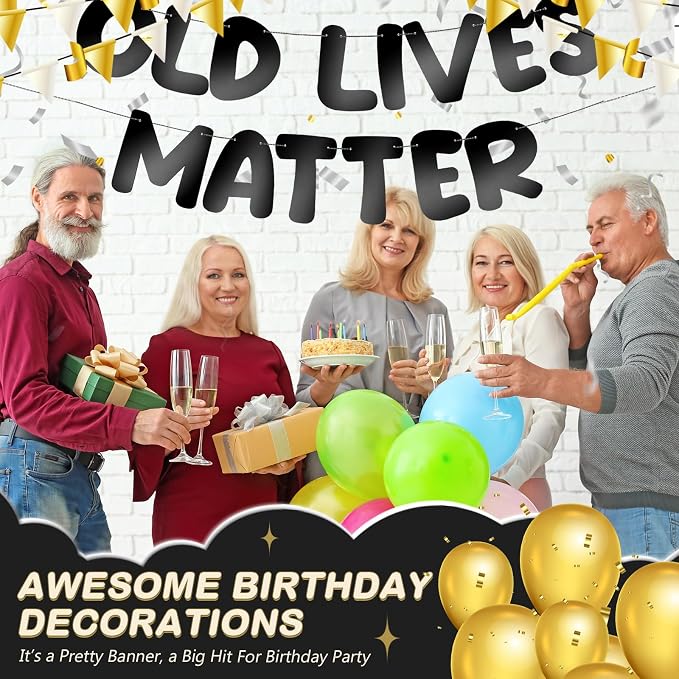 Fulmoon Pre Strung Banner 6.56 ft Funny Birthday Retirement Party Decorations - Image 6