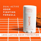 Native Deodorant | Natural Deodorant for Men, Aluminum Free with Baking Soda, Probiotics, Coconut Oil and Shea Butter | Citrus & Herbal Musk