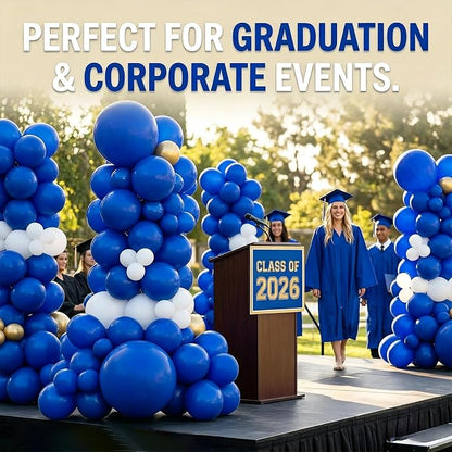 40pcs Royal Blue Balloons 12 Inch, Matte Dark Blue Latex Balloons | Balloons - Image 7