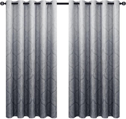 DWCN Ombre Blackout Curtains for Bedroom - Image 9