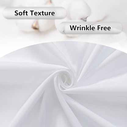 White Backdrop Curtain for Parties Wedding Decor- White Wedding Photography Rod - Image 7