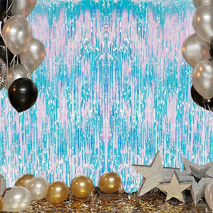 DECOCKRAT 2 Pack Foil Fringe Backdrop - Image 7