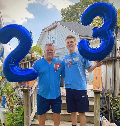 Navy Blue 30 Balloon - Image 7