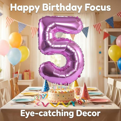 YPSelected 32 Inch Large Foil Helium Number Balloon Birthday Wedding Party 0-9 - Image 3
